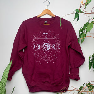Geometric Moon Phase Sweatshirt