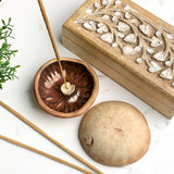 Mushroom Cap Incense Holder