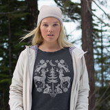 Winter Woods Folk Art Unisex Sweatshirt