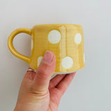 Yellow Polka Dot Mug